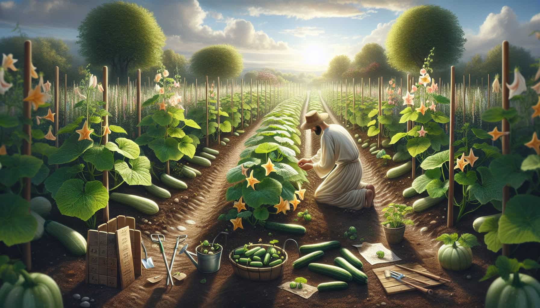 Le meilleur moment pour semer vos concombres et courgettes au potager